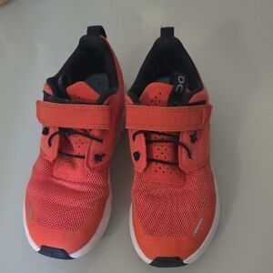 On Running Kids Sneakers in Bright Orange